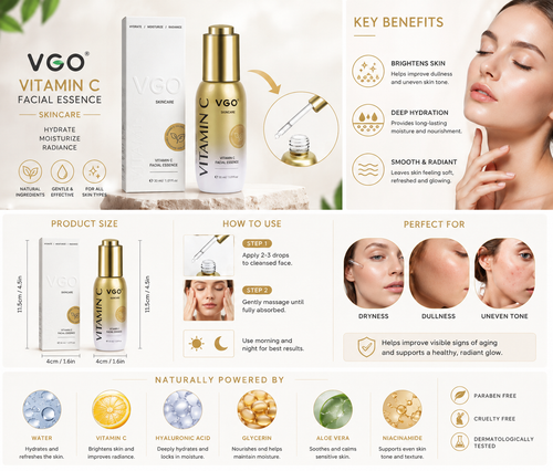C.R. Select Luxury Advanced Vitamin C & Collagen Facial Liquid Serum