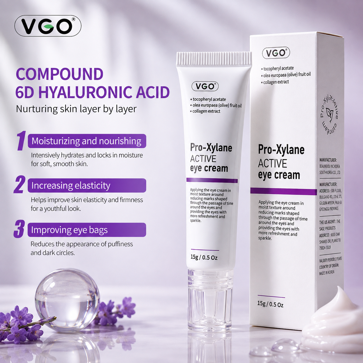 C.R. Select Luxury Pro-Xylane Active Rejuvenating Eye Cream