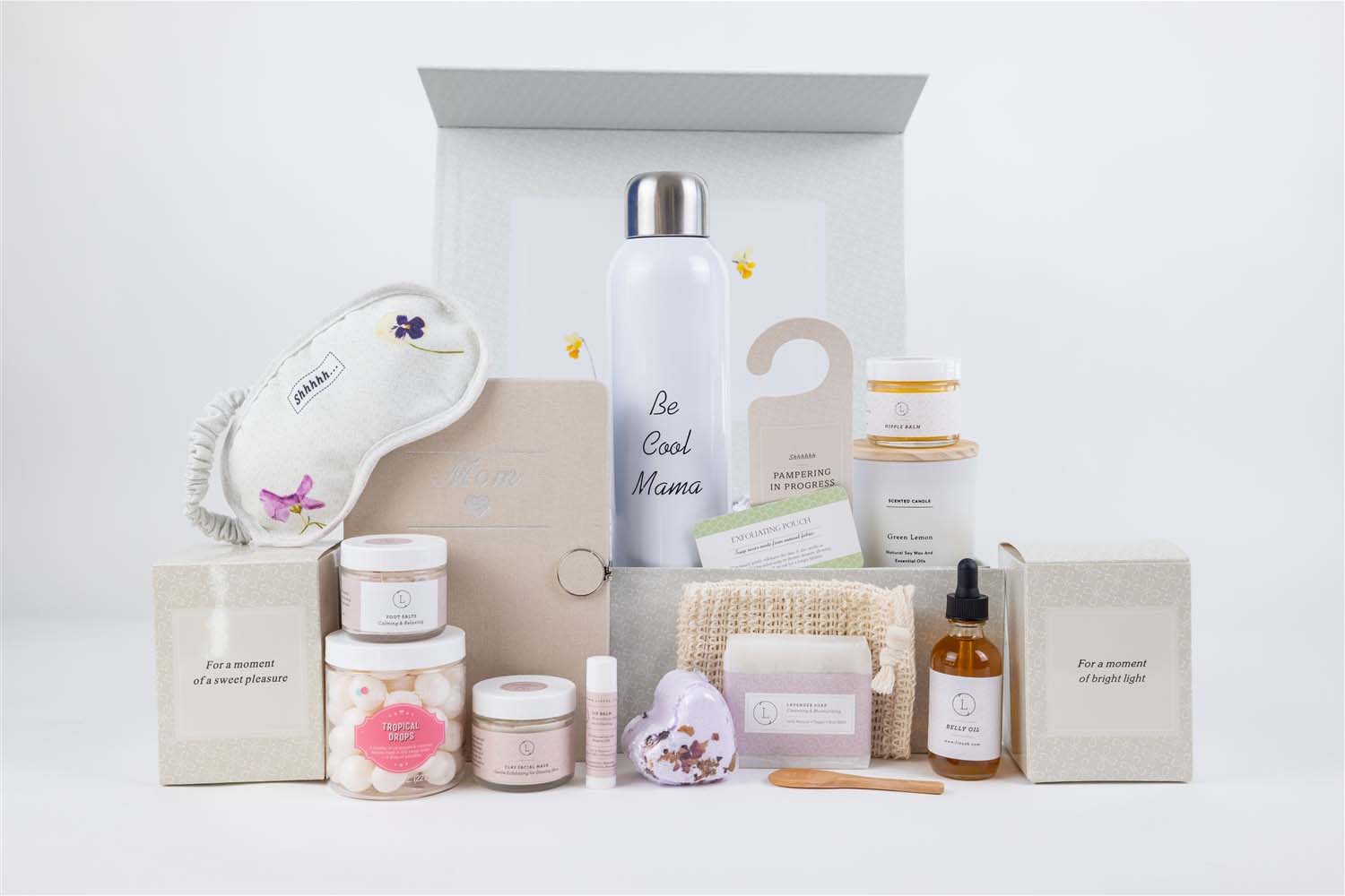 C.R. Select Luxury New Mom Pampering & Natural Skincare Set